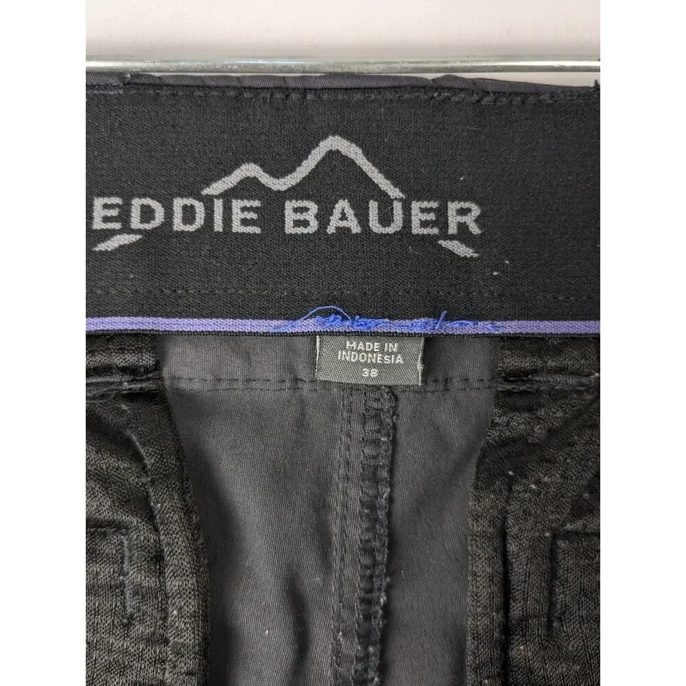Eddie‎ Bauer Cargo Shorts Mens 38 Gray Stretch Outdoor Hiking 1280634